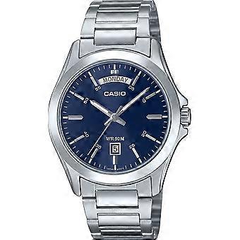 CASIO COLLECTION DAY DATE - BLUE