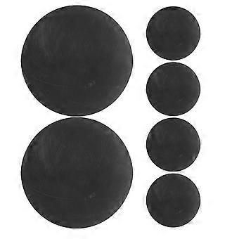 6pcs Racquetball Balls: High Elastic Rubber Squash Reaction Balls - Ideal for Party Game Bounce Playground Fun & Racquetball Practice, Black
