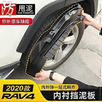2Pcs Fender Car Mudguard Refit Rear Tire Fender Special Decoration For Toyota RAV4 RAV-4 2019 2020 2021 Mudguard For 2021 RAV4