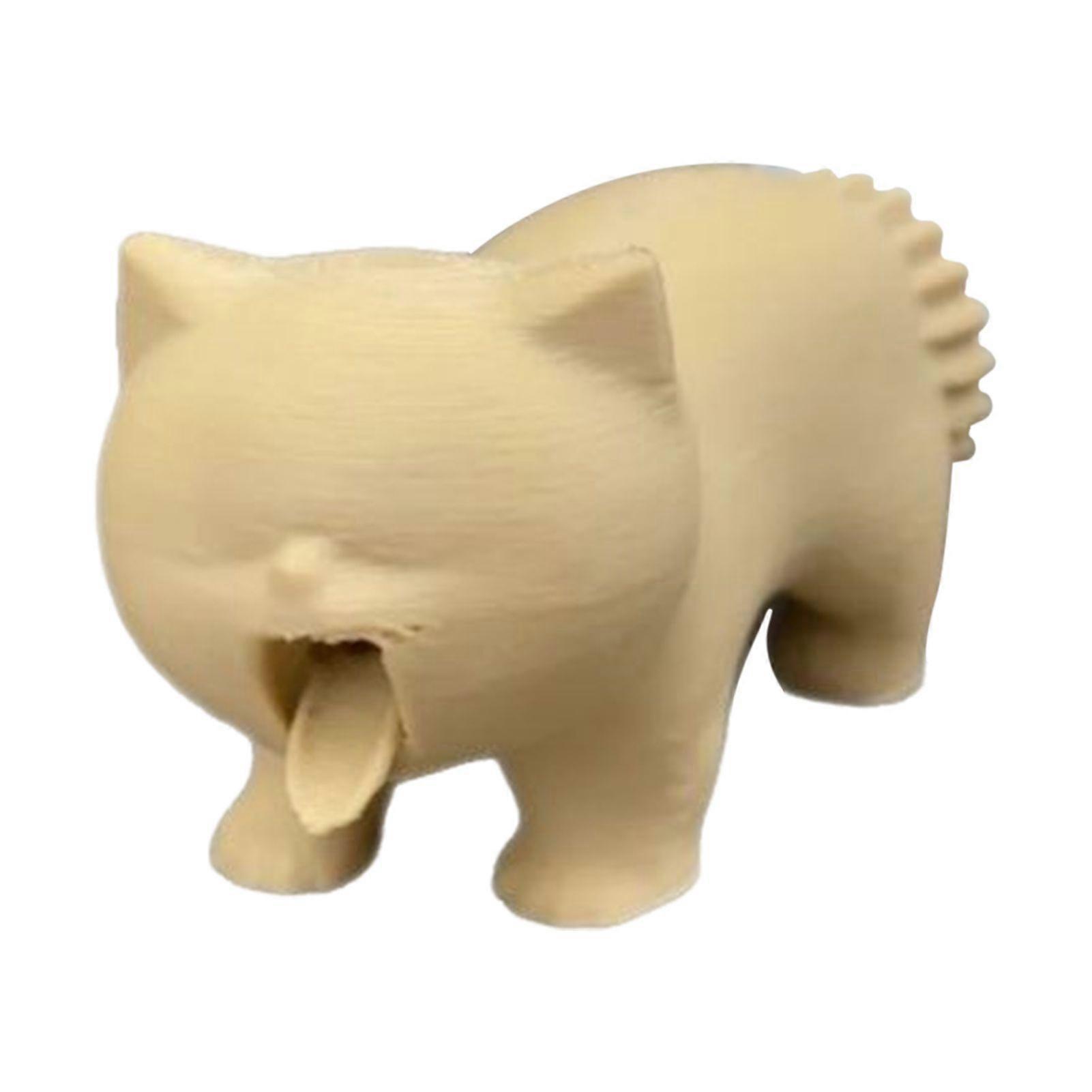 Cat Toothpaste Topper Vomiting Cat Toothpaste Cap Toothpaste Squeezer Cat Shape Toothpaste Dispenser for Bathroom Decor