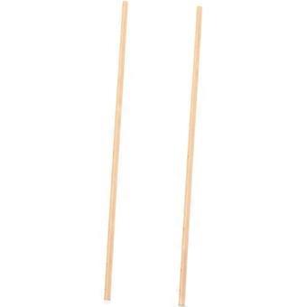 Miniature Dollhouse Wood Trim Molding Strips 2 Pack 11.81In Decorative Accessories for Crafting Mini Furniture and Model Houses Easy Installation