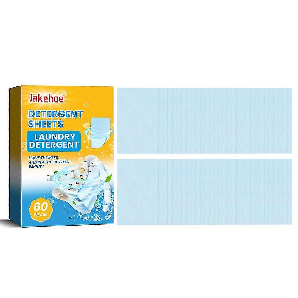 60pcs Laundry Tablets Anti-Staining Clothes Sheets