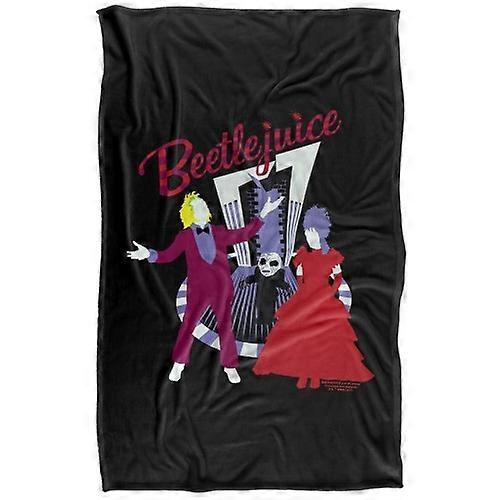Beetlejuice Silky Wedding Bells Blanket