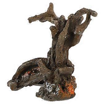 Acquario Radice Albero Modello Resina Mestiere per Acquario Acquario Ornamento Acquario (Marrone)