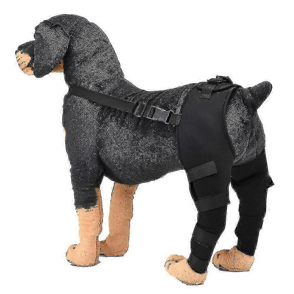 Adjustable Dog Elbow Knee Brace Protector Hind Leg Support