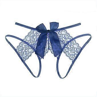 Perizoma sexy in pizzo con grazioso fiocco, regalo di San Valentino per donna, intimo sfacciato