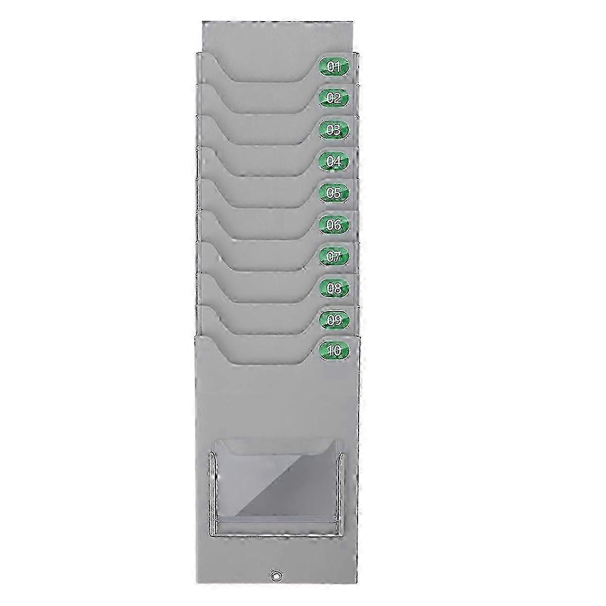 Time Card Bag Office Material Punch Card Rack Hanging Storage Rack Multi-Function Rack Optional Pos