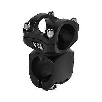 Aluminum Alloy Short Handlebar Stem Riser, 31.8mm Handlebar Diameter, 28.6mm Front Fork Diameter, compatible with Most Mountain Road Downhill Bikes