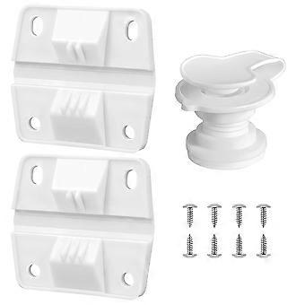 For Coleman Cooler Drain Plug Kit Easy No-Drill Install.Durable Hinges. Restores Cooler for Camping, Fishing Tailgating