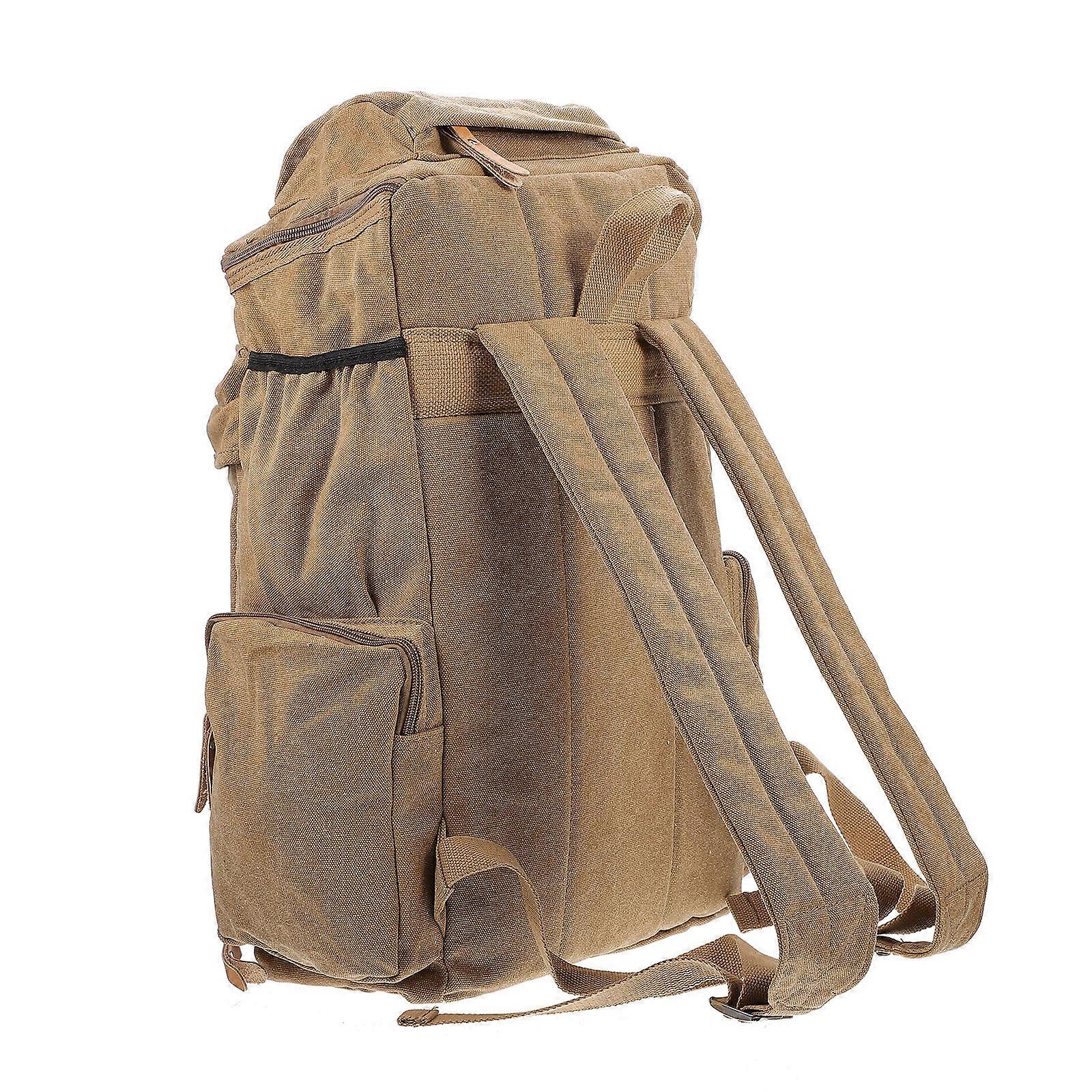 Outdoor Backpack Canvas Backpack Designed for Large Capacity 1Pcs