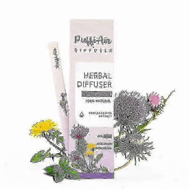 PuffiAir Pure, une solution à base de plantes pour le bien-être du corps et la fraîcheur de l'haleine. Stylo diffuseur relaxant à base de plantes. Solution idéale ! f1