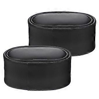 2Pcs Automatic Watch Winder Pillow for Mechanical Watches Black PU Sponge