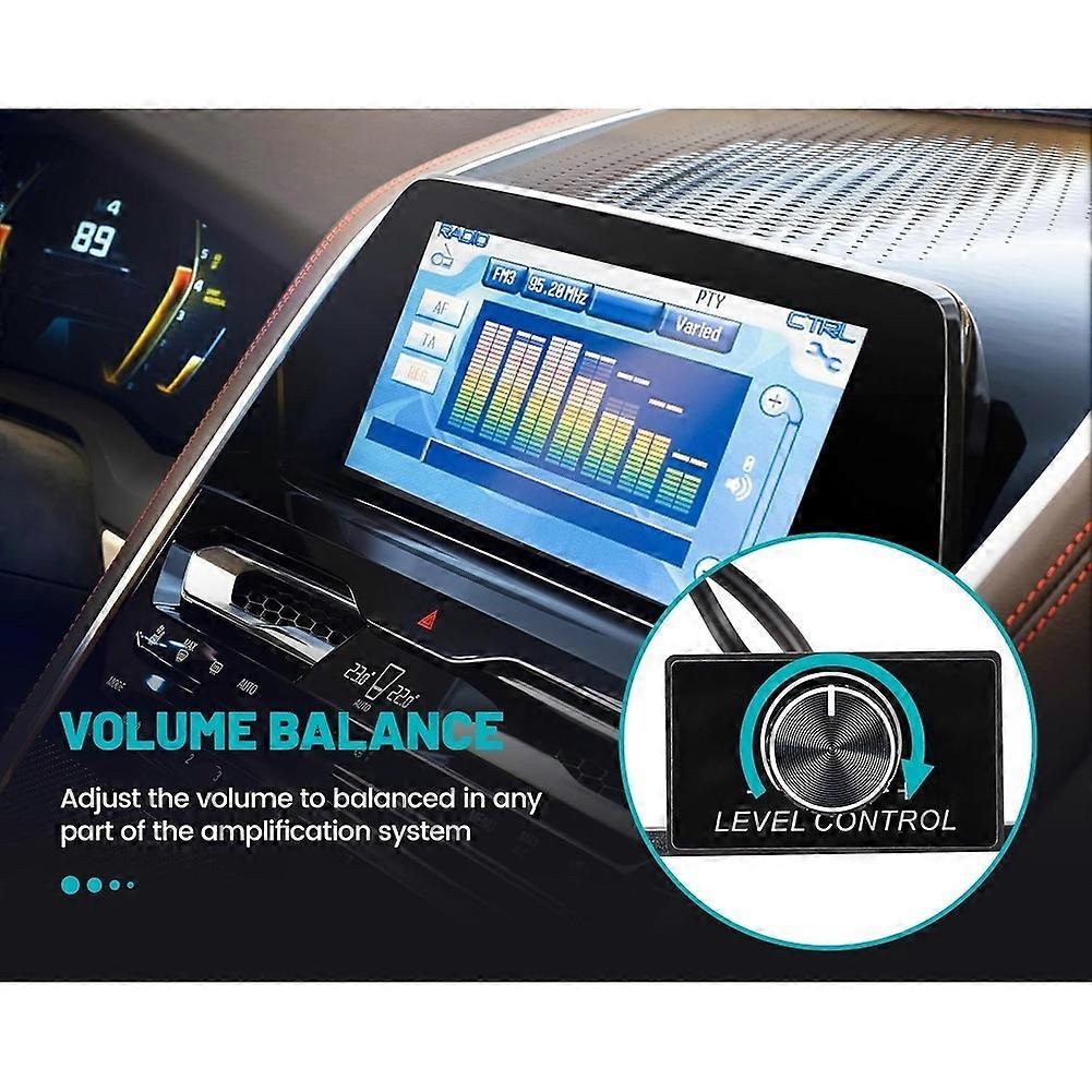 Car Amplifier Volume Controller, Volume Adjuster, Amplifier Volume Cable,Dual Channel Control Cable
