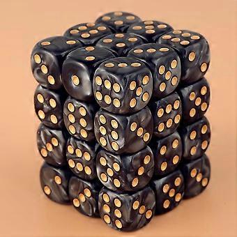36 Pieces 12mm 6 Sided Mini Dice Set,Pearl Pattern D6 Game Dice Set,6 Sided Standard Game Dice for Board Games Dice Games Classroom Teaching Dices Gam