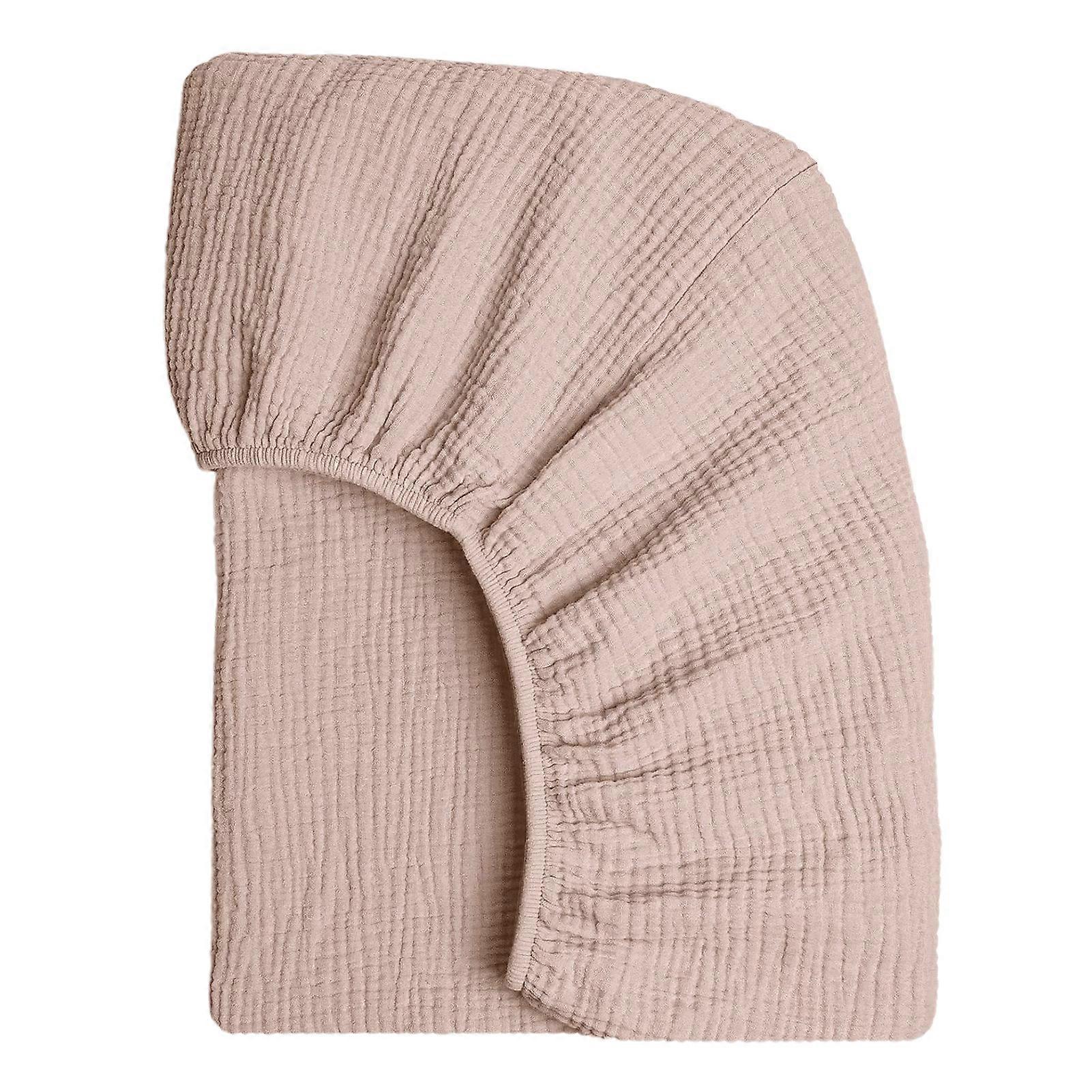 Baby Cradle Fitted Sheet, Elastic Edge Solid Color Easy Install