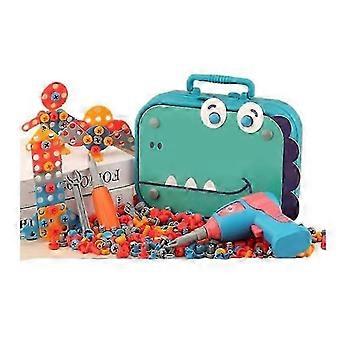 Handy Heroes Drill Toy Set with 211 Pieces for Fun, Educational Building and Role-Play
