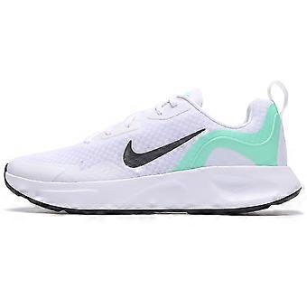 Nike Wearallday Cushioning Slip Resistant Cushioning Slip Resistant Low top Marathon Running Shoes Women's White Cyan CJ1677-104
