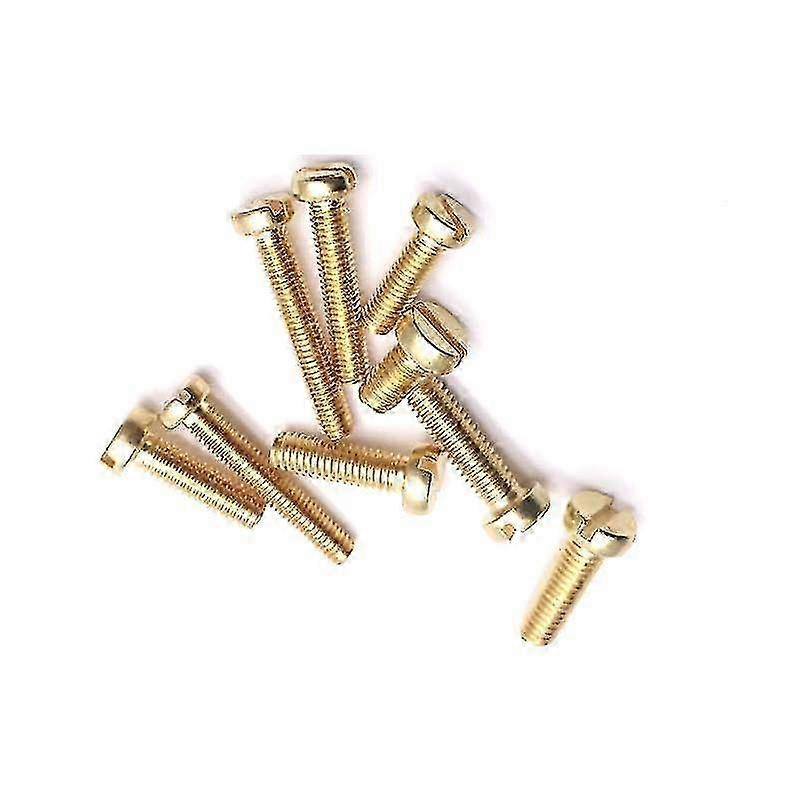 M2x3 Slotted Brass Flat Head Screws