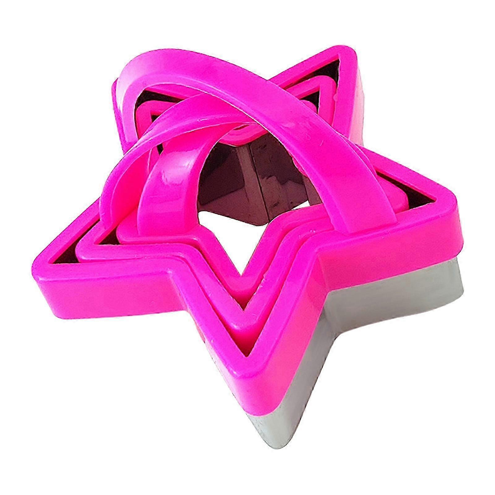 Red-Handled Stainless Cookie Cutters