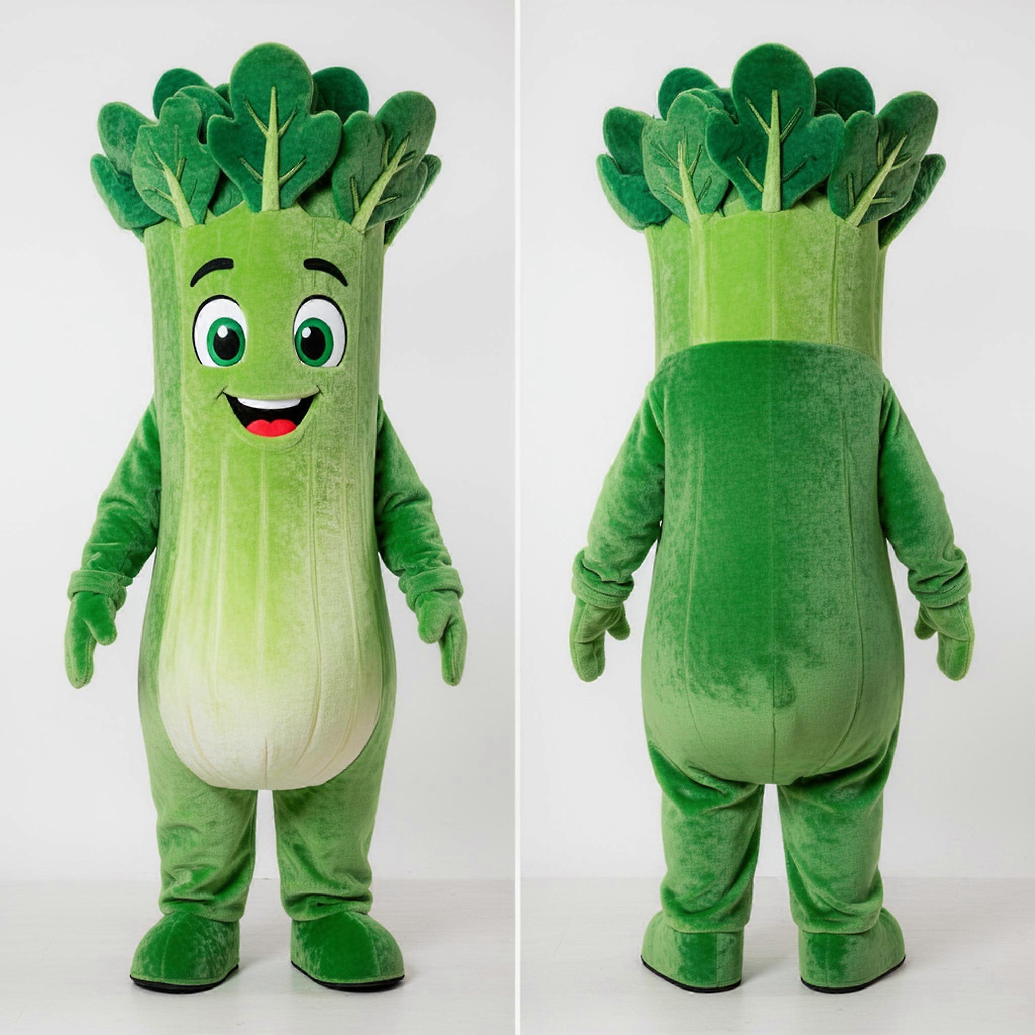 MASTICOT Forest Green Leafy Celery Mascot
