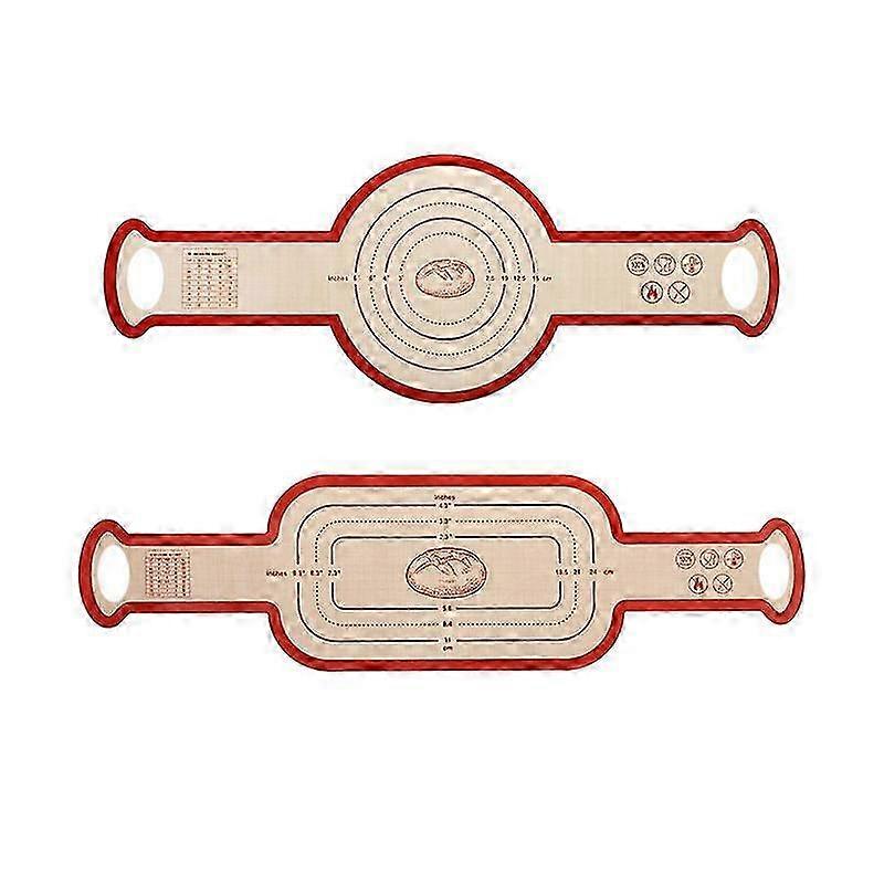 Heat-Resistant Dual-Size Bread Prep Mat