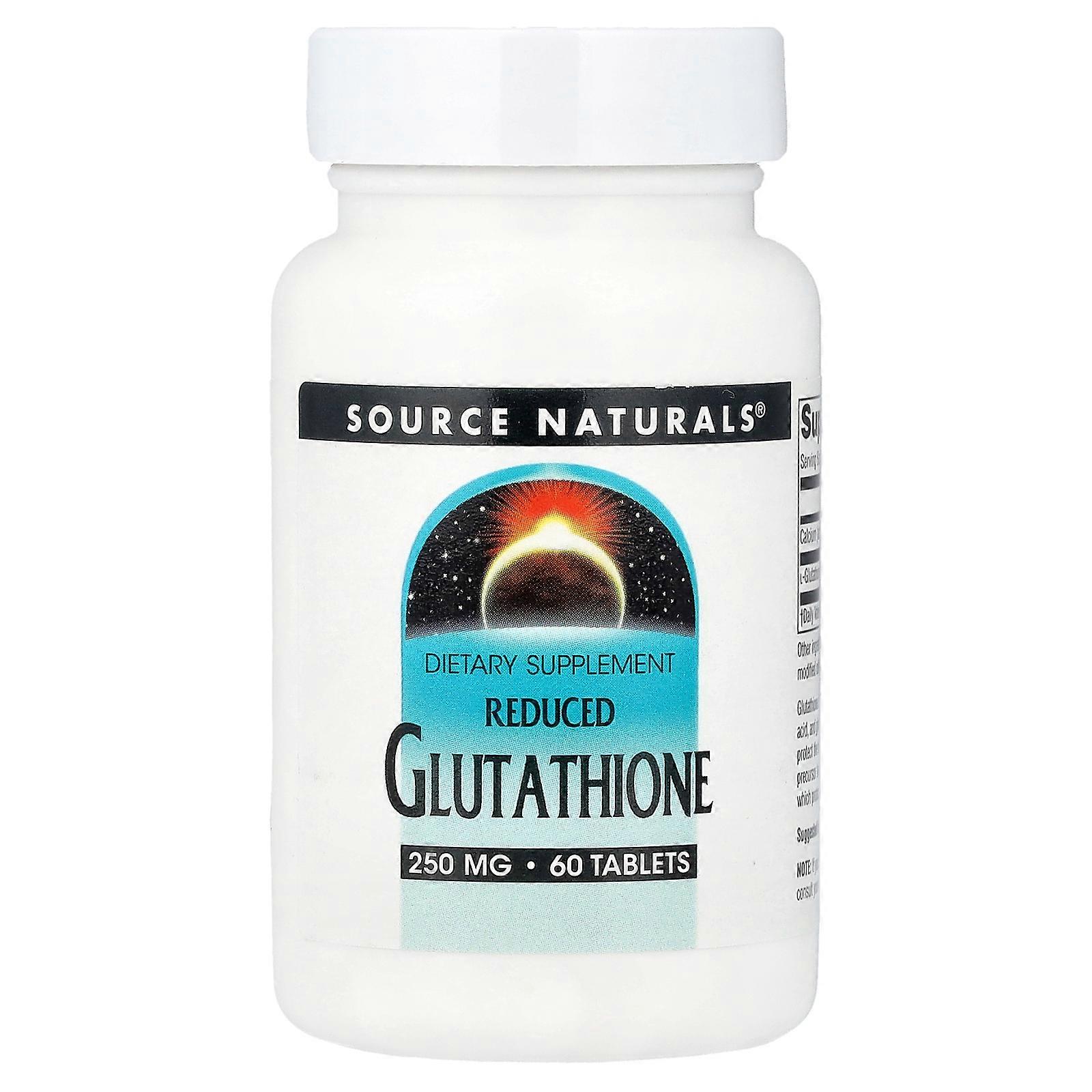 Source Naturals, Reduced Glutathione, 60 Tablets