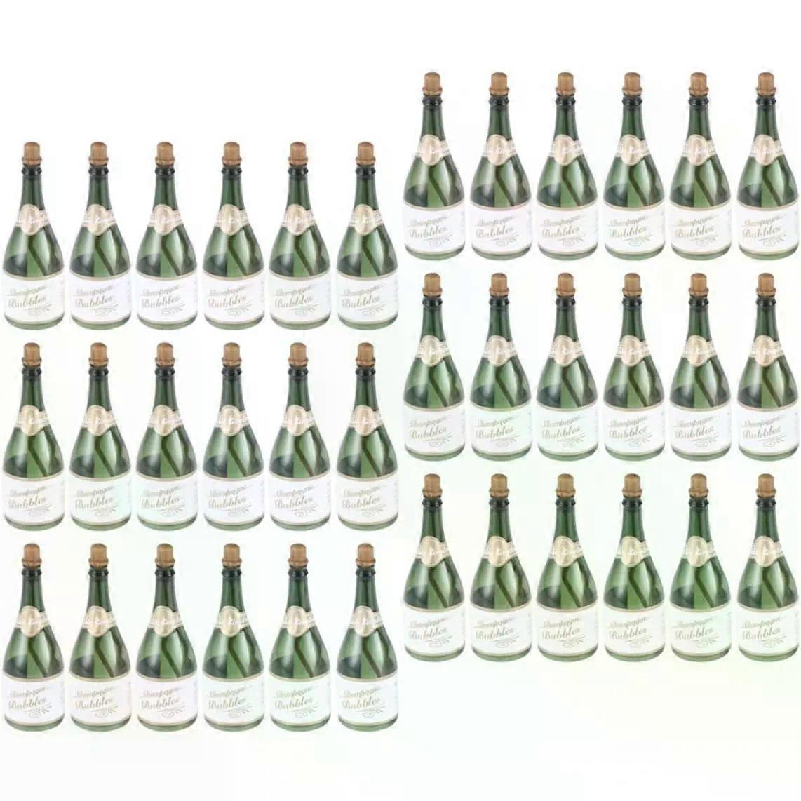 36 Pack Bubble Bottles Refillable Plastic for Wedding Party