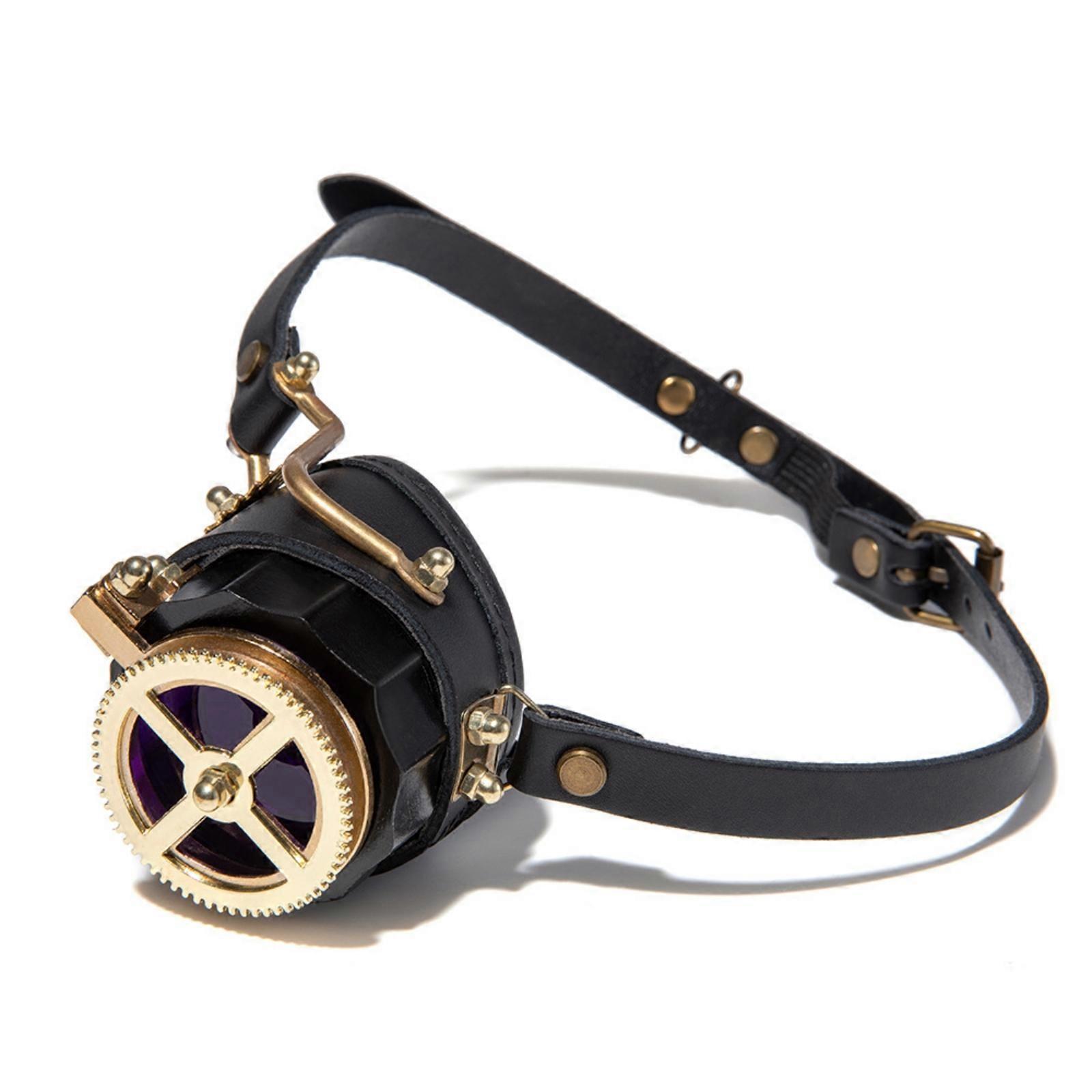 Steampunk Goggles Gothic Goggles with Gears Adjustable for Performers