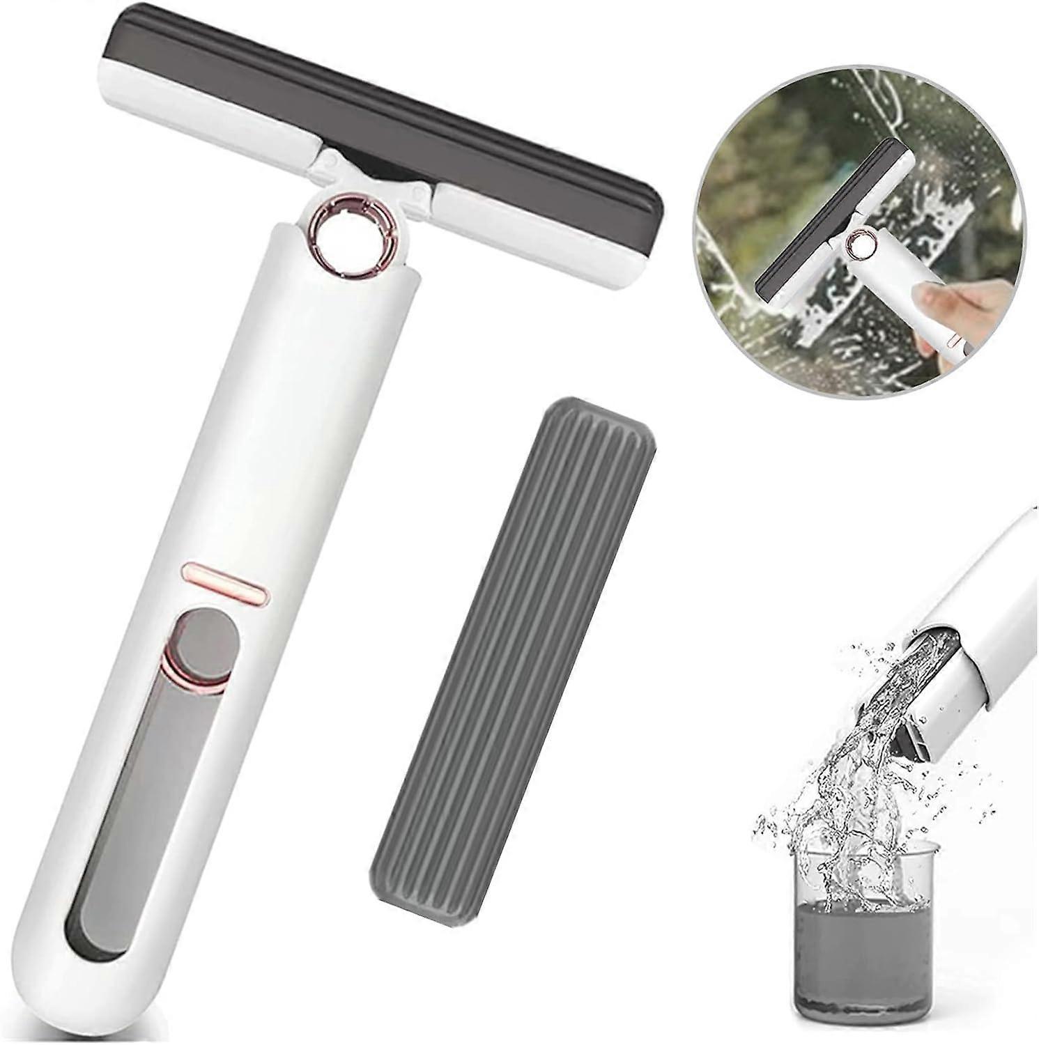Mini Cleaning Mop,Portable Mop Sink Cleaning,Water Absorbent Sponge Head Mop