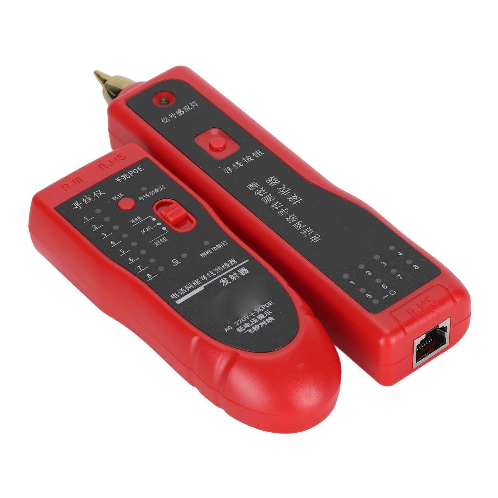 Line Finder RJ11 RJ45 Wire Tracker Strong Anti Interference Multi Functional Network Cable Tester