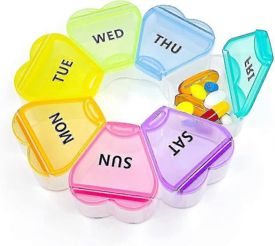 Large-Capacity 7-Day Pill Box