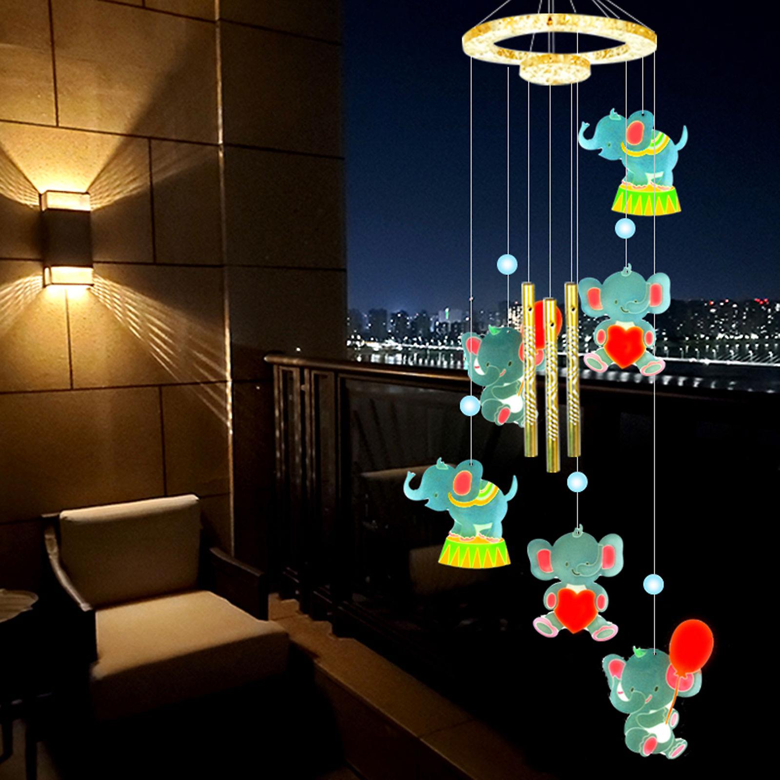 Diy Elephant Wind Bell Silicone Mold Keychain Pendant Ornament Epoxy Casting