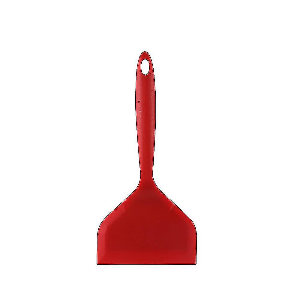 Silicone Kitchen Utensils Cookware Spatula Beef Meat Egg Kitchen Scraper 1pcsred