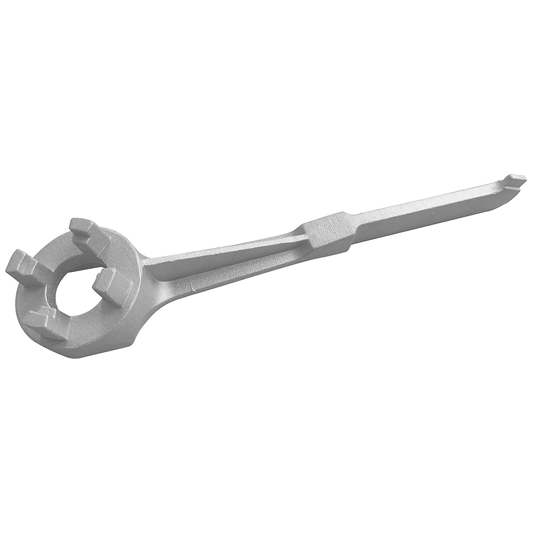 Aluminum Drum Plug Wrench for Opening 10 15 20 30 50 55 Gallon Drums, Suitable for 2 Inch and 3/4 I