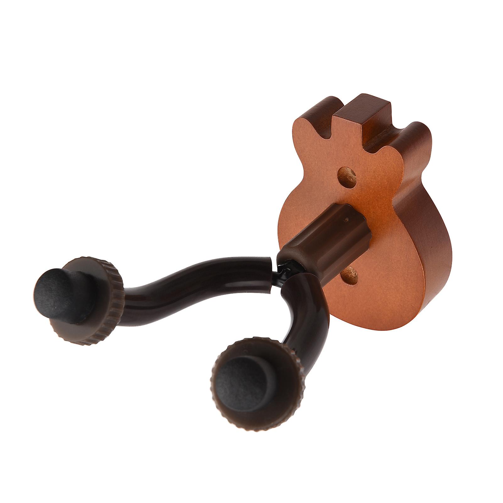 Guitar Wall Mount Hanger Solid Wood Guitar Hanger Wall Hook Holder Stand