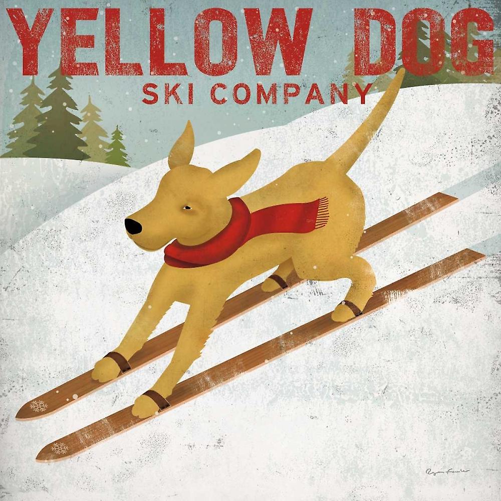 Yellow Dog Ski Co Poster