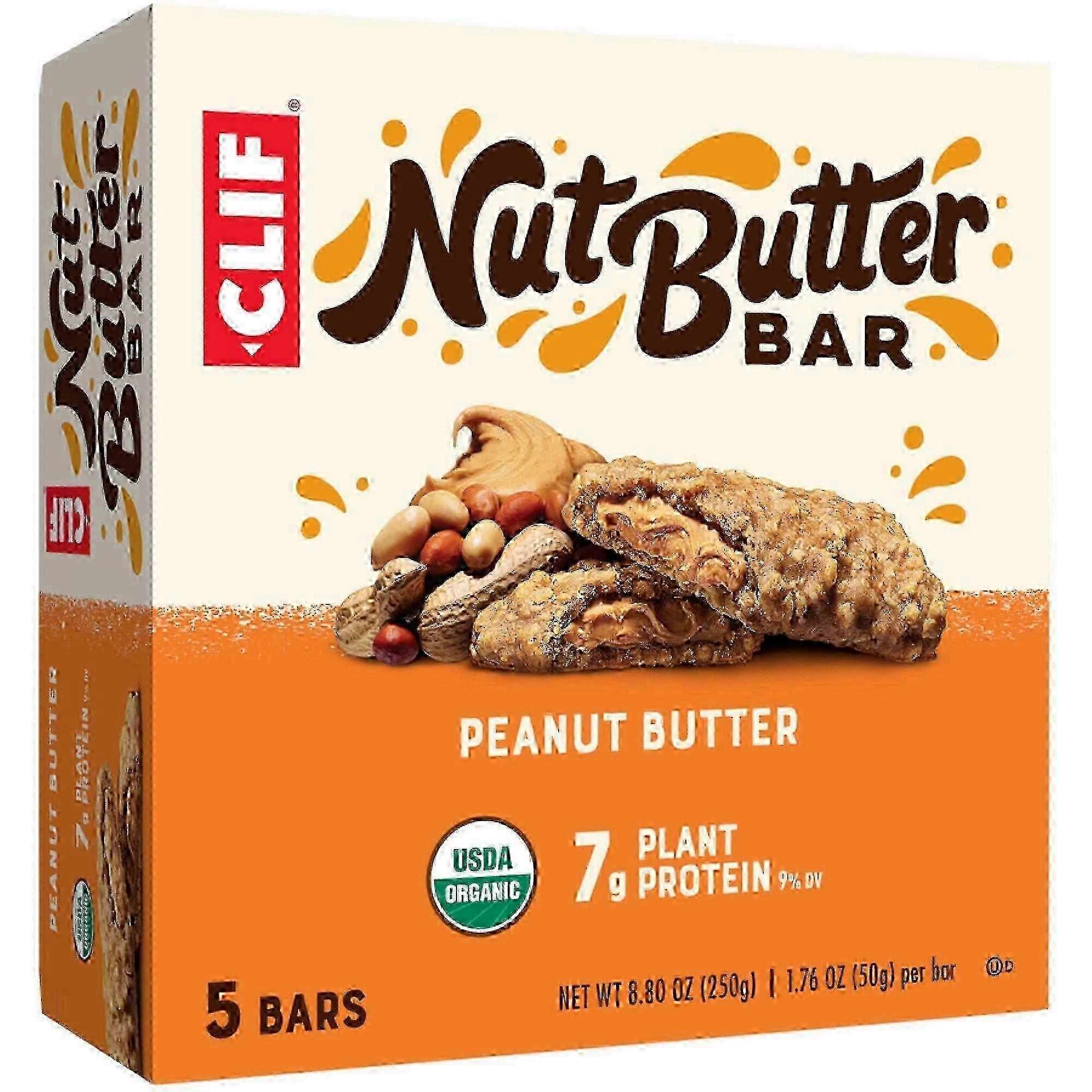 Clif Nut Butter Bar, 花生酱能量棒,5 根