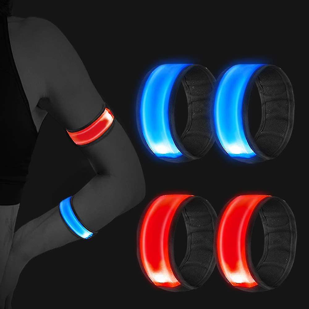 4 Piece Reflective Tape. Led Bracelet Light Band Reflective Light Bracelets Light Band Running Light Light Reflectors Children Reflector For Running J