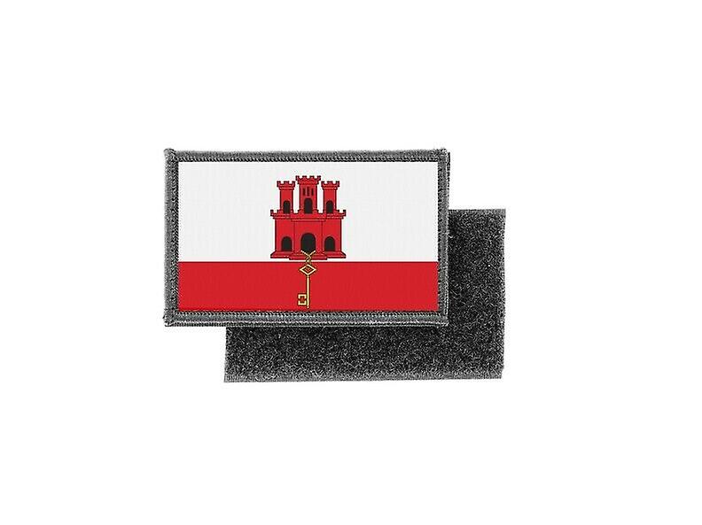 Patch ecusson prints gibraltar flag badge