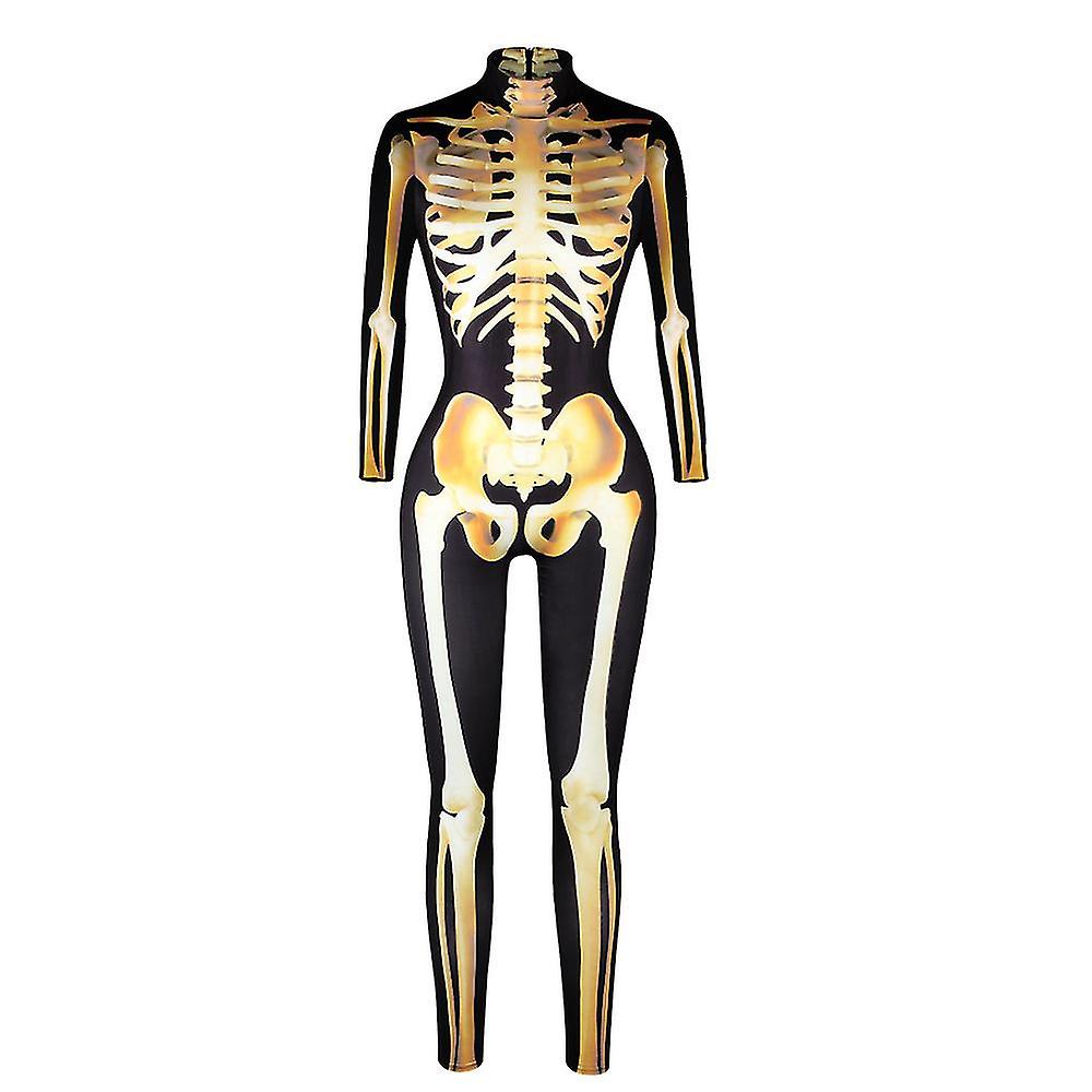 3d Skeleton Bodysuit Stretch Cosplay Jumpsuits