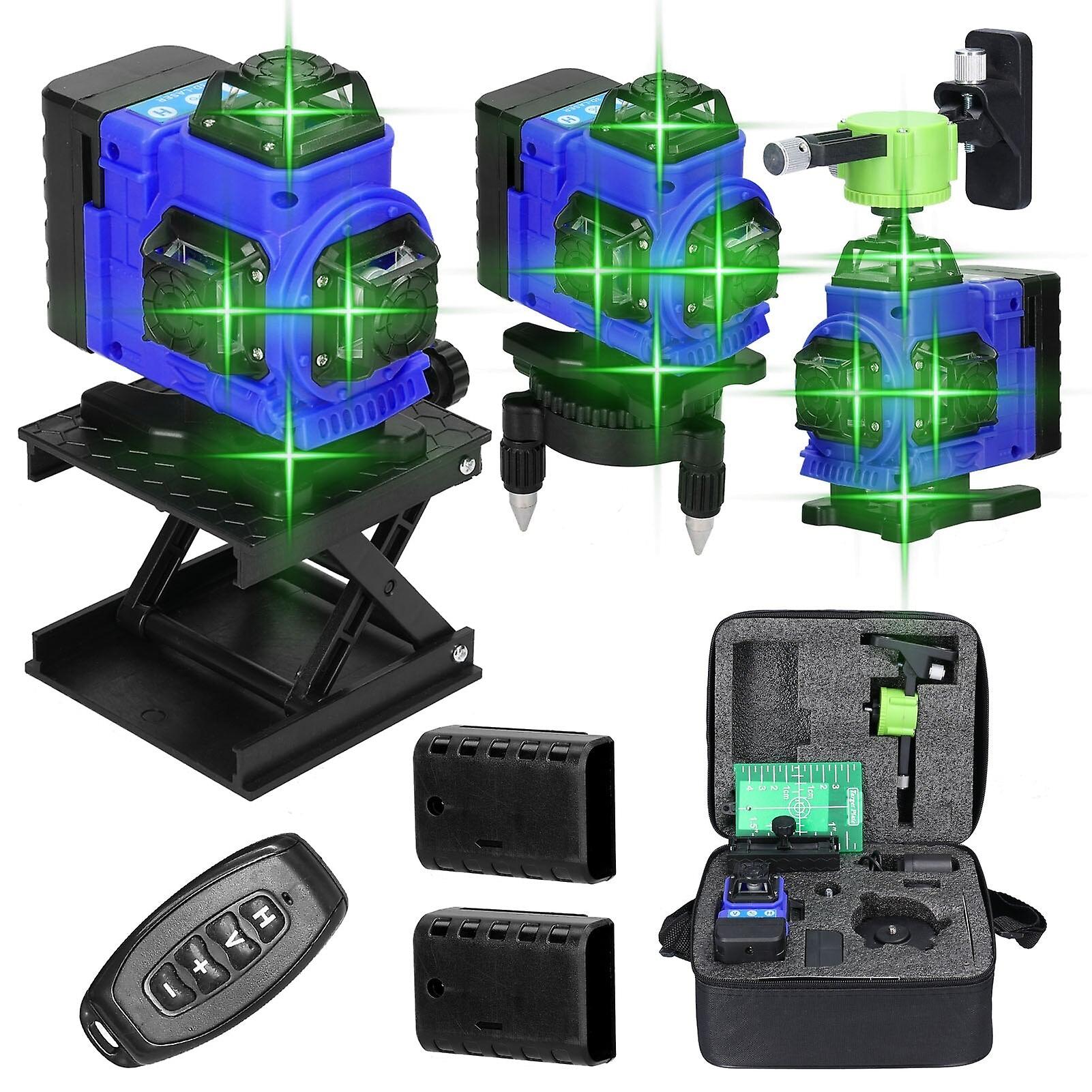 16 Lines Laser Level 3° Self-leveling Function Leveling Tool Omnidirectional Ground Wall Sticker Home Improvement Laser Level