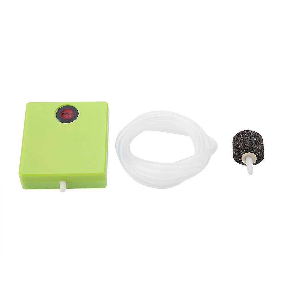 Portable Aquarium Air Pump Battery Powered Oxygen Aerator with Air Stone