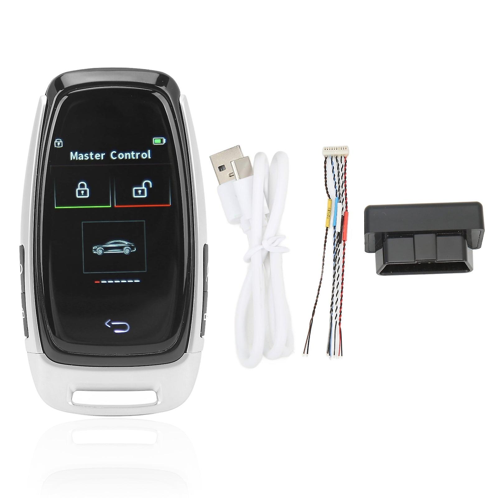 Smart Lcd Key Key Car Label Display Change Car Remote Starter Key Simple Operation Anti Key Loss For One Button Start Cars