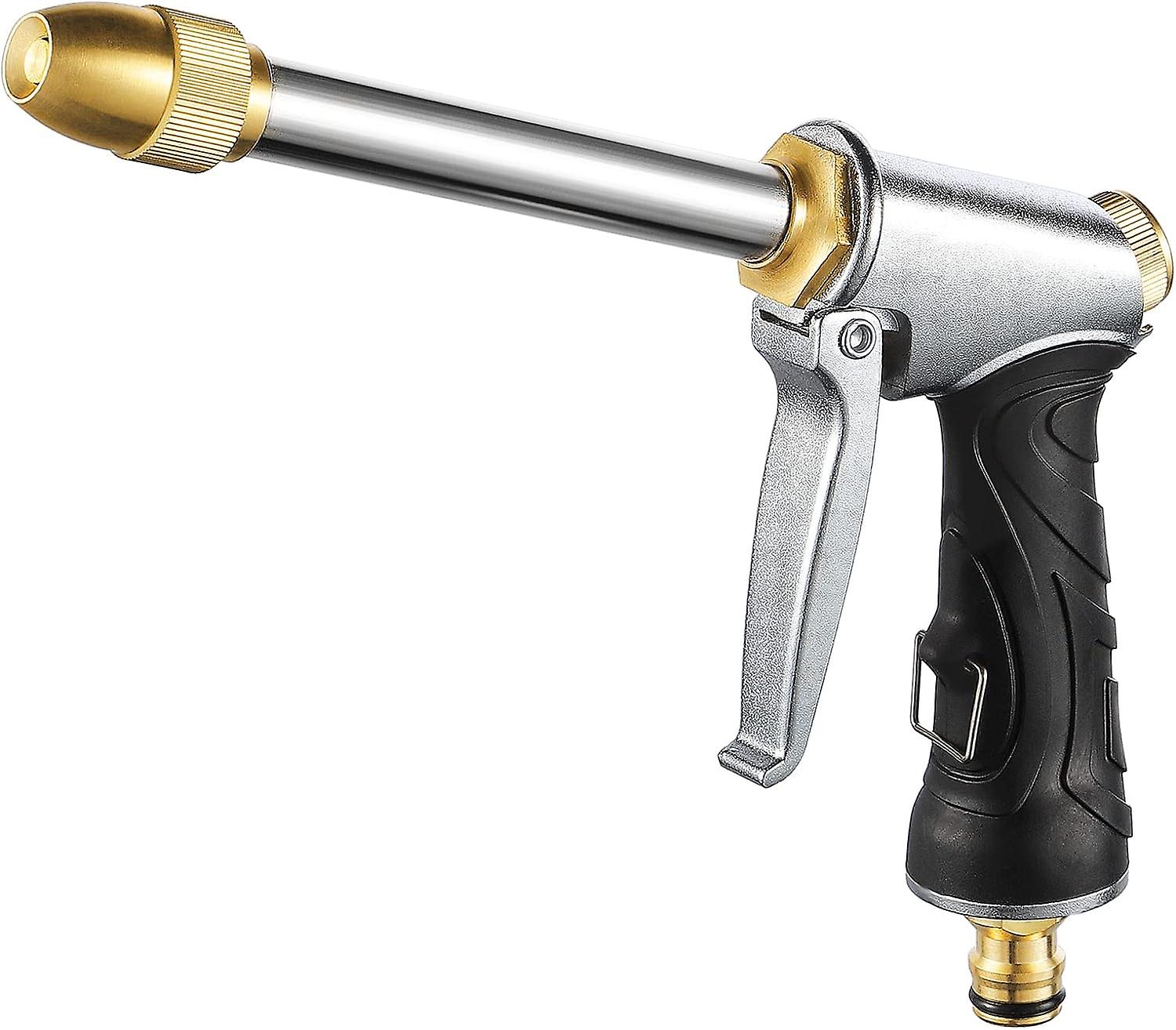 Long Handle Metal Garden Watering Gun, Garden Hose Nozzle, for Car