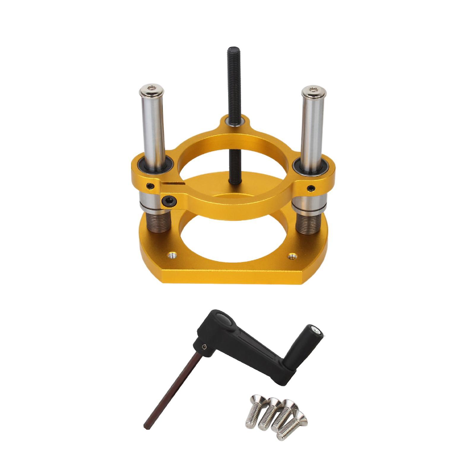 Router Lift Base Router Table Lift Systems for Trimming Machine Insert Plate Yellow