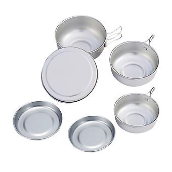 Camp Plates And Bowls Sets Backpacking Picnic Cooking Bowl