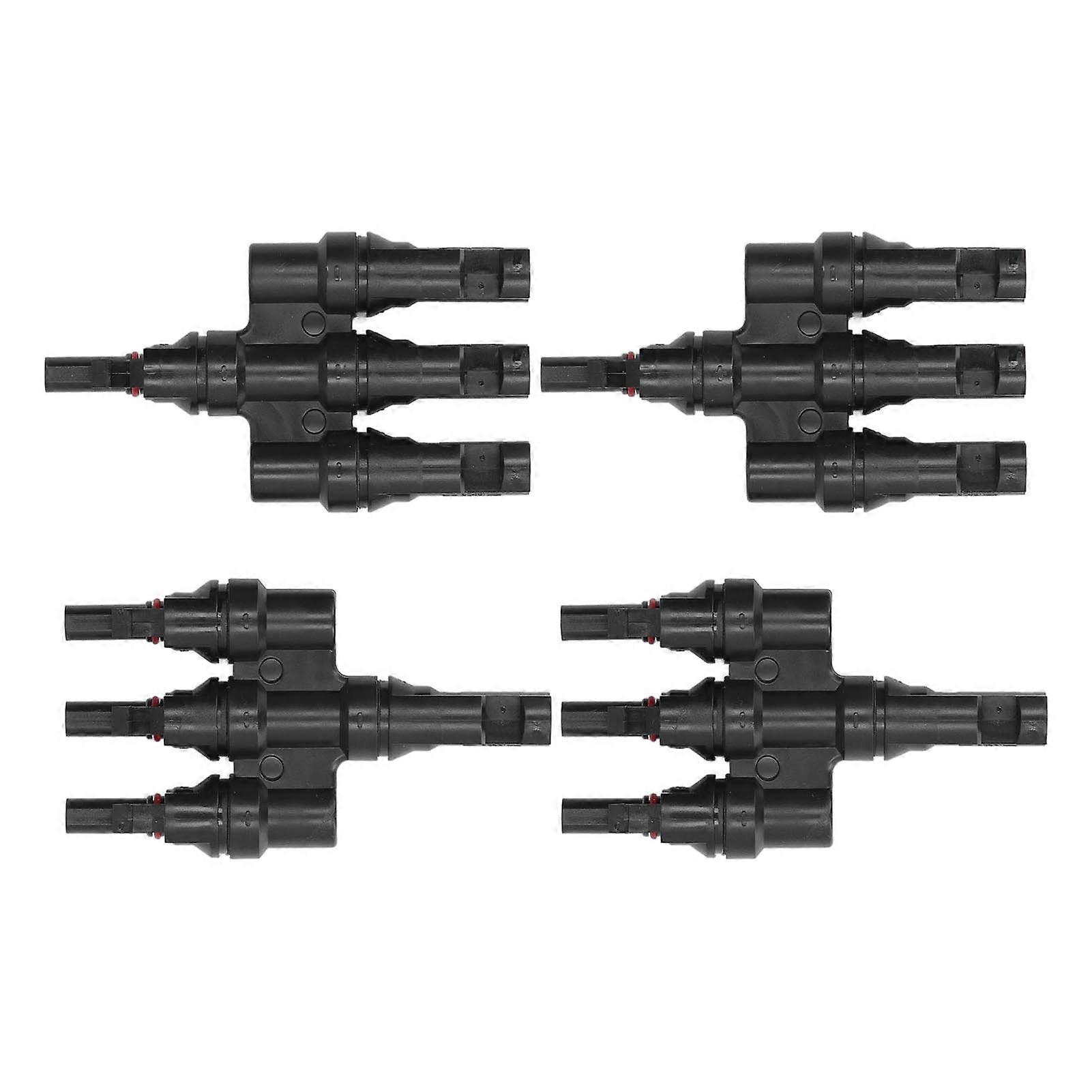 2 Set Solar PV Connector PPO Housing Male and Female PV Connector for Solar Generation System 1000V PV LT 3