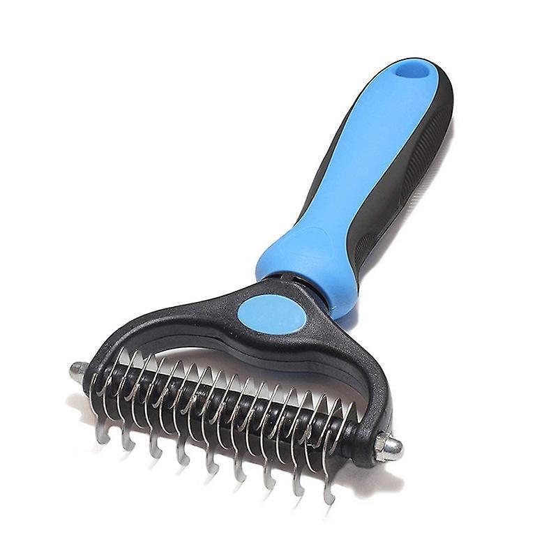 Stainless Steel Open Knot Rake Pet Grooming Comb