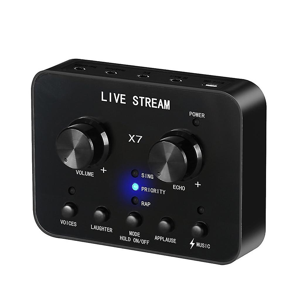 External Sound Card Headset Microphone Webcast Live Broadcast Voice Changer