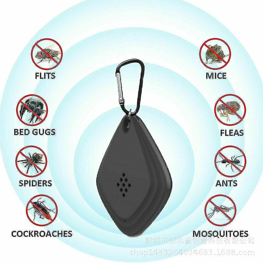 Portable Ultrasonic Mosquito Repellent, Pest Repeller, Outdoor Insect Repellent, Electronic Mosquito